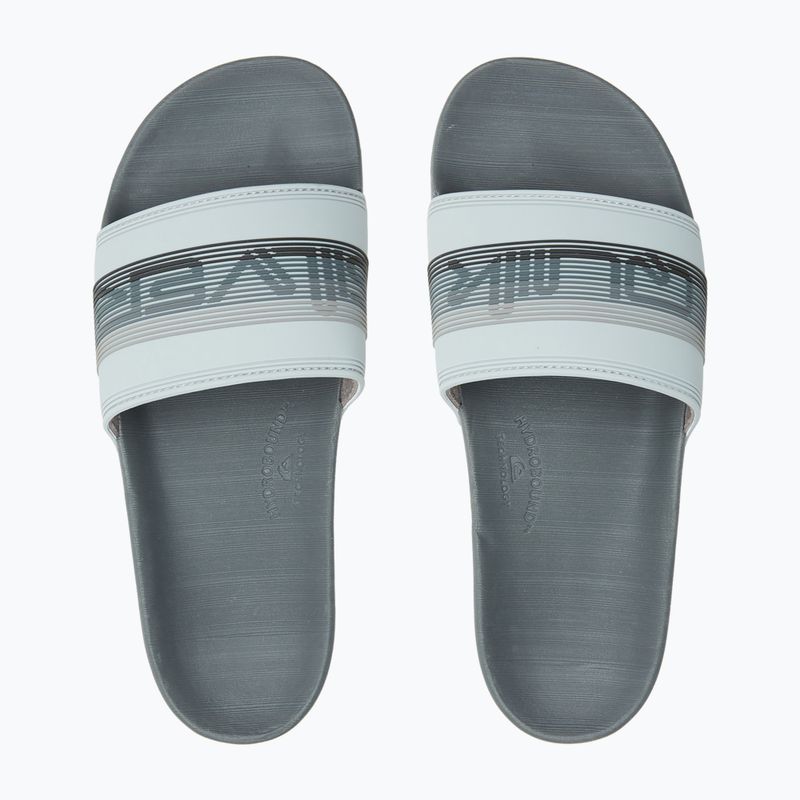 Quiksilver uomo Rivi Wordmark Slide infradito grigio 12