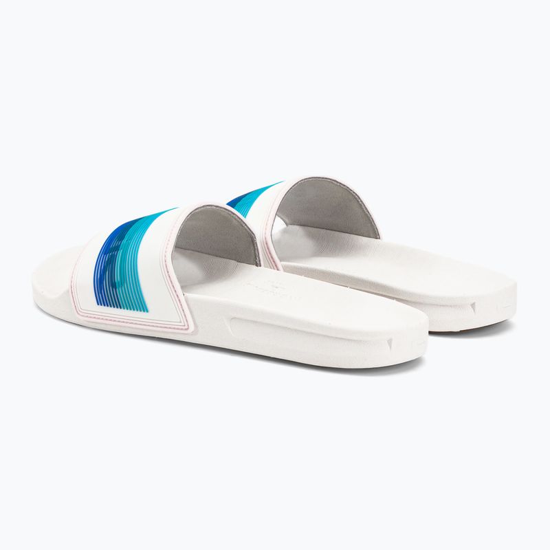 Infradito Quiksilver Rivi Wordmark Slide uomo bianco/blu/blu 3