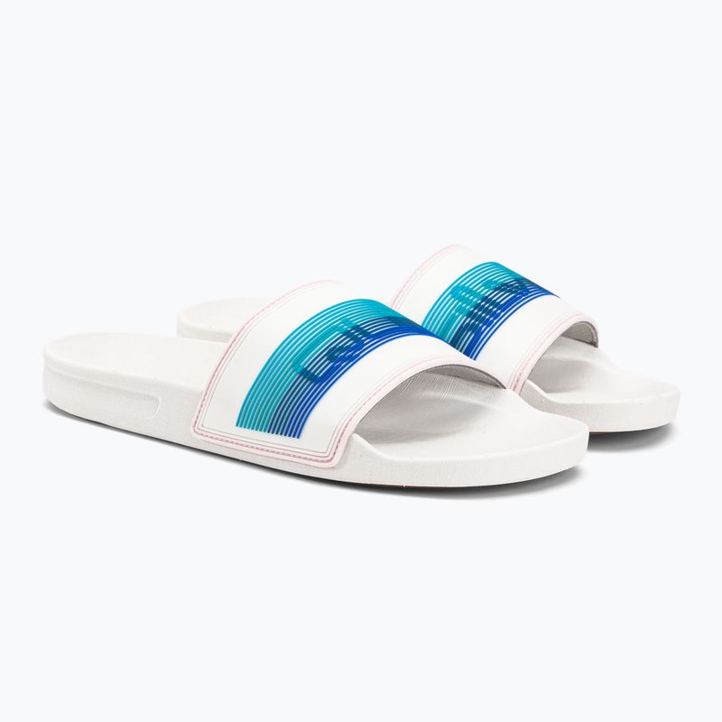 Infradito Quiksilver Rivi Wordmark Slide uomo bianco/blu/blu 4