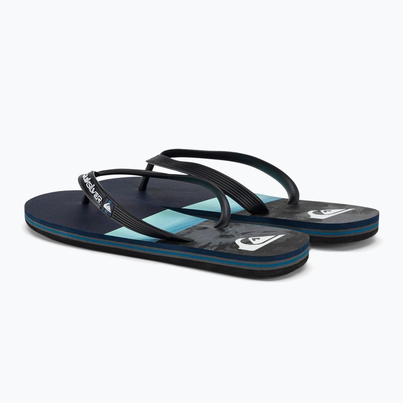 Infradito Quiksilver Molokai Panel uomo blu/blu/grigio 3