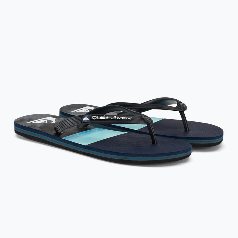 Infradito Quiksilver Molokai Panel uomo blu/blu/grigio 4