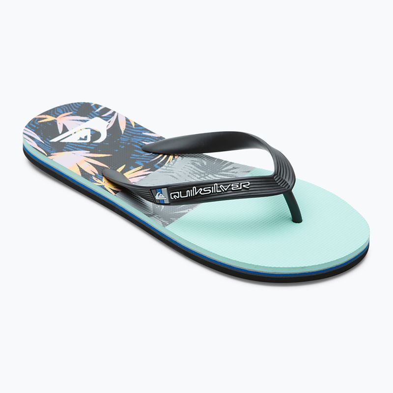 Infradito Quiksilver Molokai Panel uomo nero/blu/grigio 9