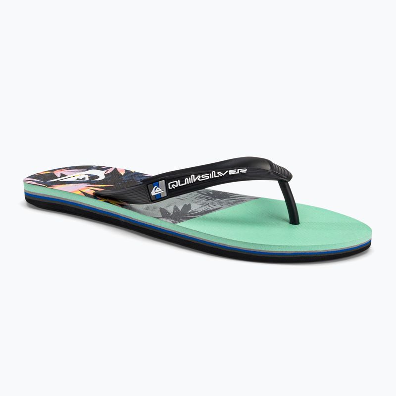 Infradito Quiksilver Molokai Panel uomo nero/blu/grigio