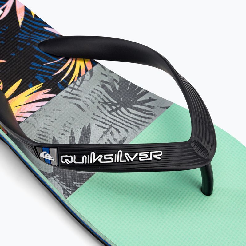 Infradito Quiksilver Molokai Panel uomo nero/blu/grigio 7