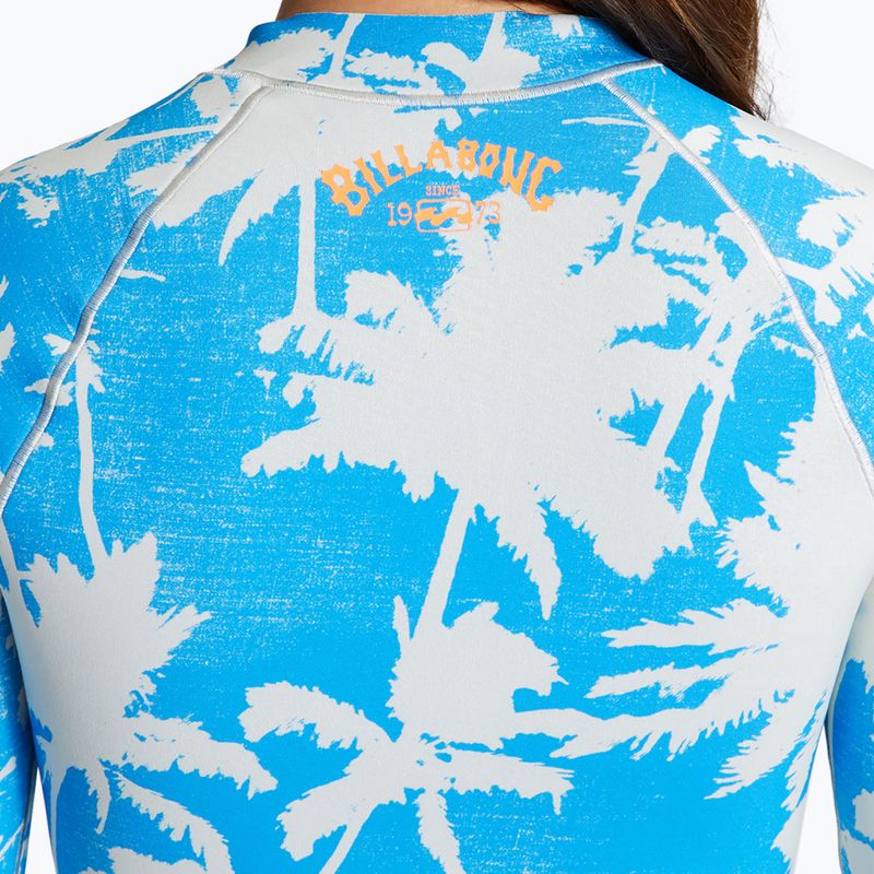 Costume da bagno Billabong Salty Dayz Light LS Spring blue hawaii da donna 3
