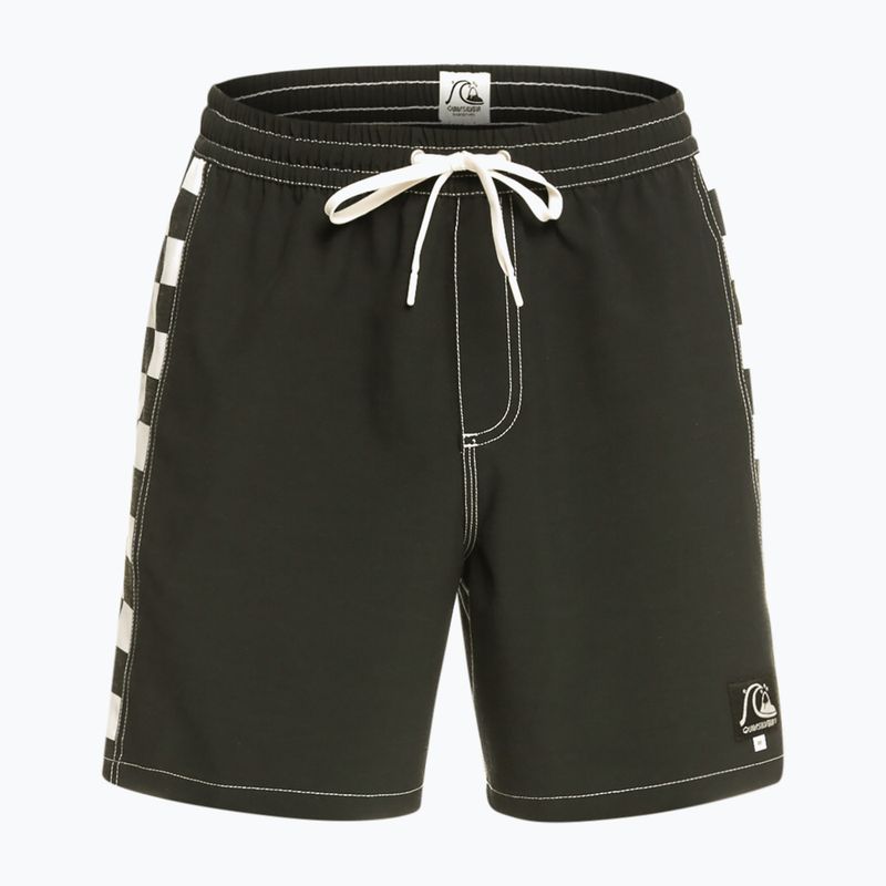 Pantaloncini da bagno Quiksilver Original Arch Volley 17" da uomo, nero