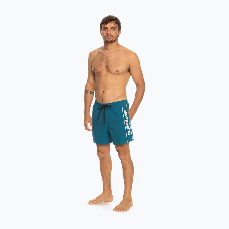 Pantaloncini da bagno Quiksilver Everyday Vert Volley 16" blu marocchino da uomo 4