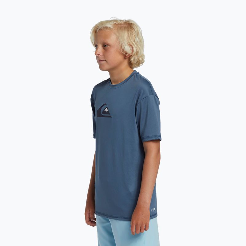 Maglietta da bagno Quiksilver Solid Streak SS Y bearing sea per bambini 4