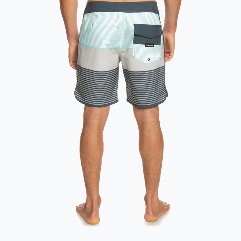 Pantaloncini da bagno Quiksilver Surfsilk Tijuana 18" in vetro da spiaggia per uomo 3