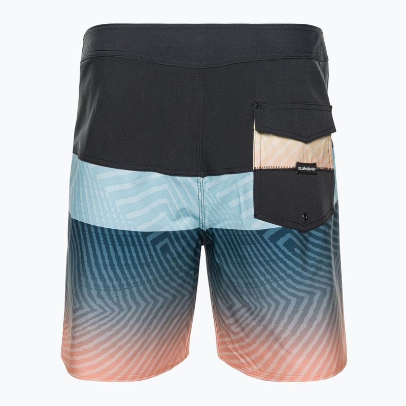 Pantaloncini da bagno Quiksilver Surfsilk Panel 18" tarmac da uomo 2