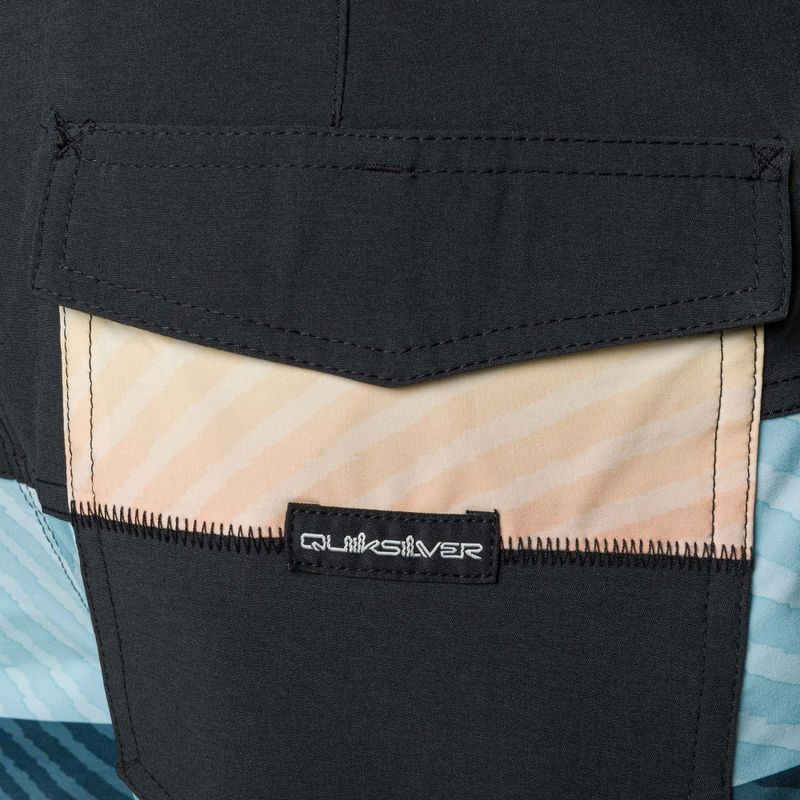 Pantaloncini da bagno Quiksilver Surfsilk Panel 18" tarmac da uomo 4