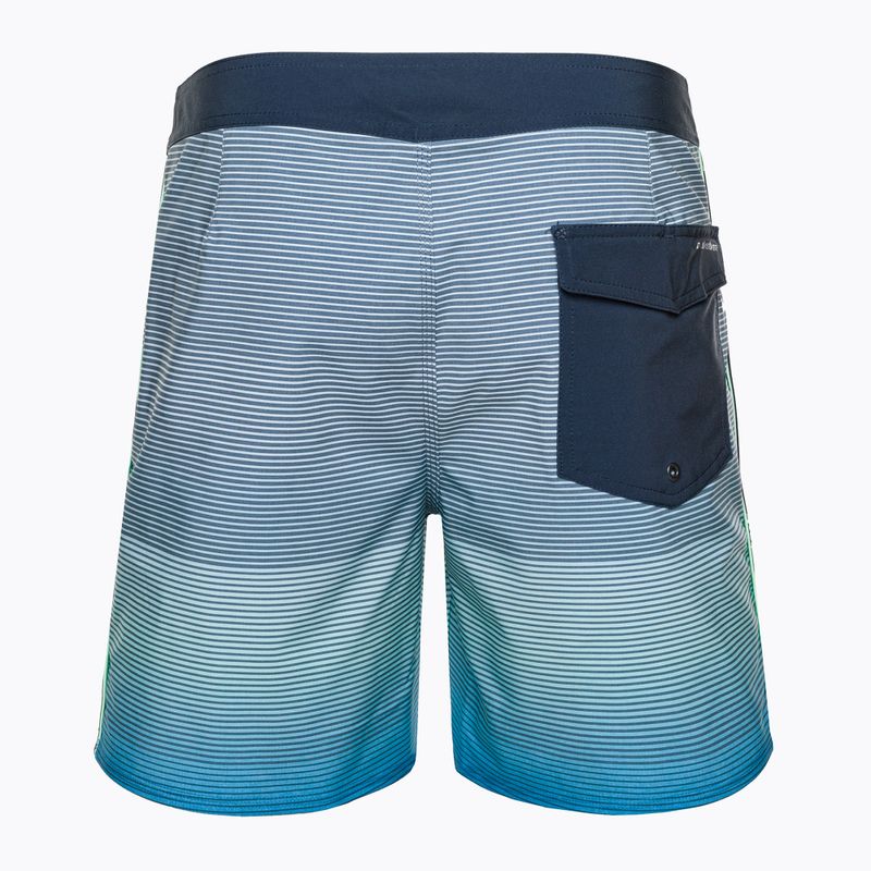 Pantaloncini da bagno Quiksilver da uomo Surfsilk Massive 17" snorkel blu 2
