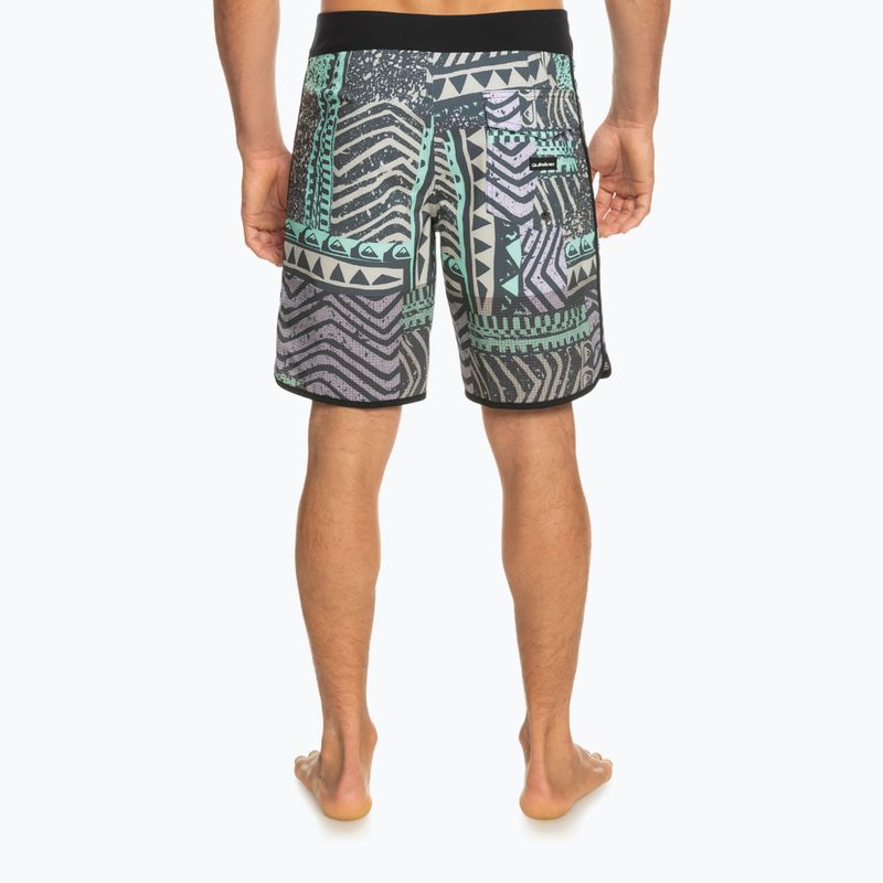 Pantaloncini da bagno Quiksilver Highlite Scallop 19" da uomo, mezzanotte marina 3