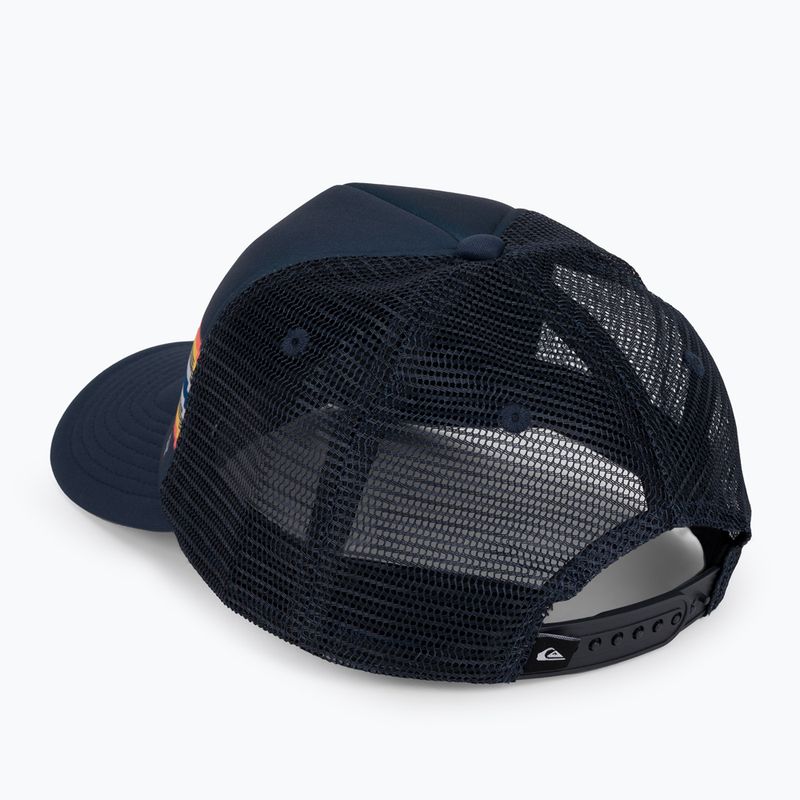 Berretto da baseball Quiksilver Buzzard Coop navy da uomo 3