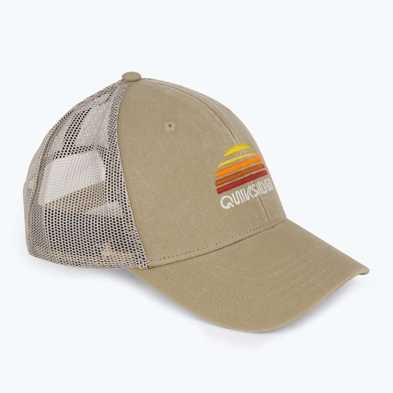 Cappello da baseball Quiksilver Stringer da uomo color kaki scuro