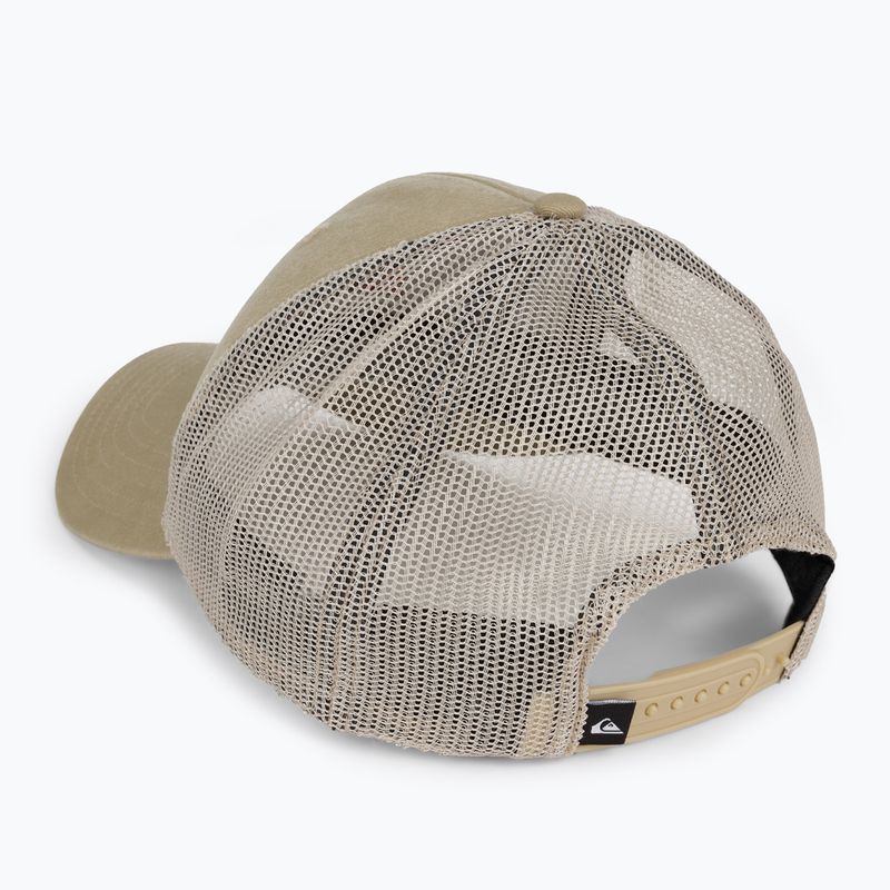 Cappello da baseball Quiksilver Stringer da uomo color kaki scuro 3