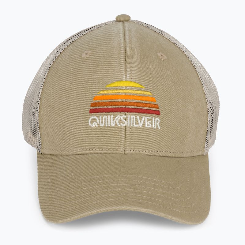 Cappello da baseball Quiksilver Stringer da uomo color kaki scuro 4