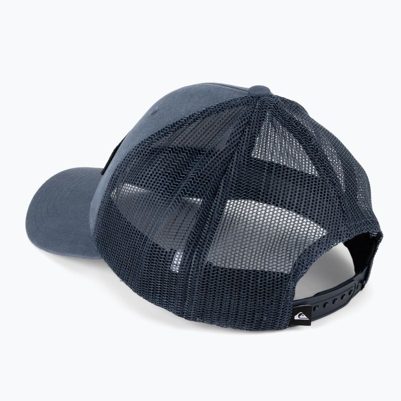 Cappello da baseball Quiksilver Tow In Trucker da uomo in ardesia scura 3