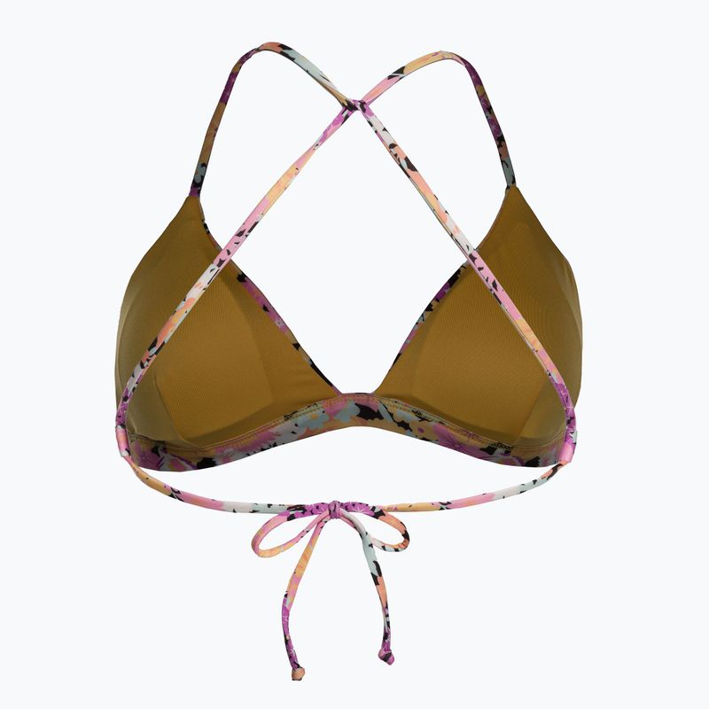 Top del costume da bagno Billabong Sol Searcher con incrocio di fiori sulla schiena 2