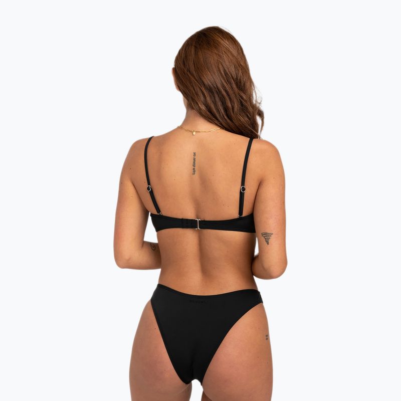Billabong Sol Searcher Hike, slip del costume da bagno in ciottoli neri 5