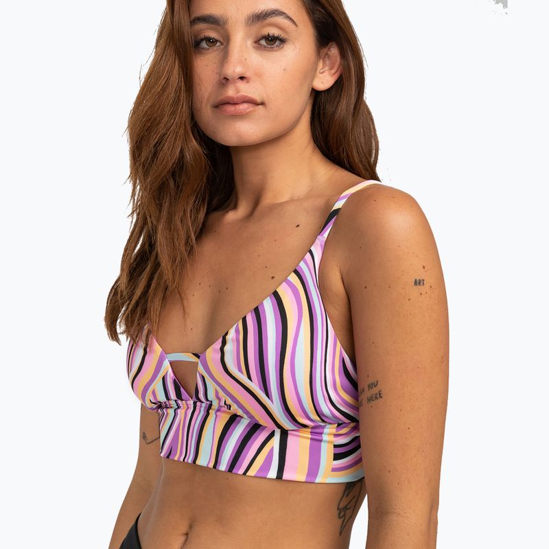 Billabong Sol Searcher, top da bagno a righe con scollo a V 2