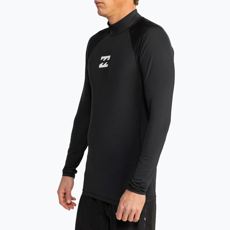Billabong Waves All Day da uomo, manica lunga da nuoto, nero 3