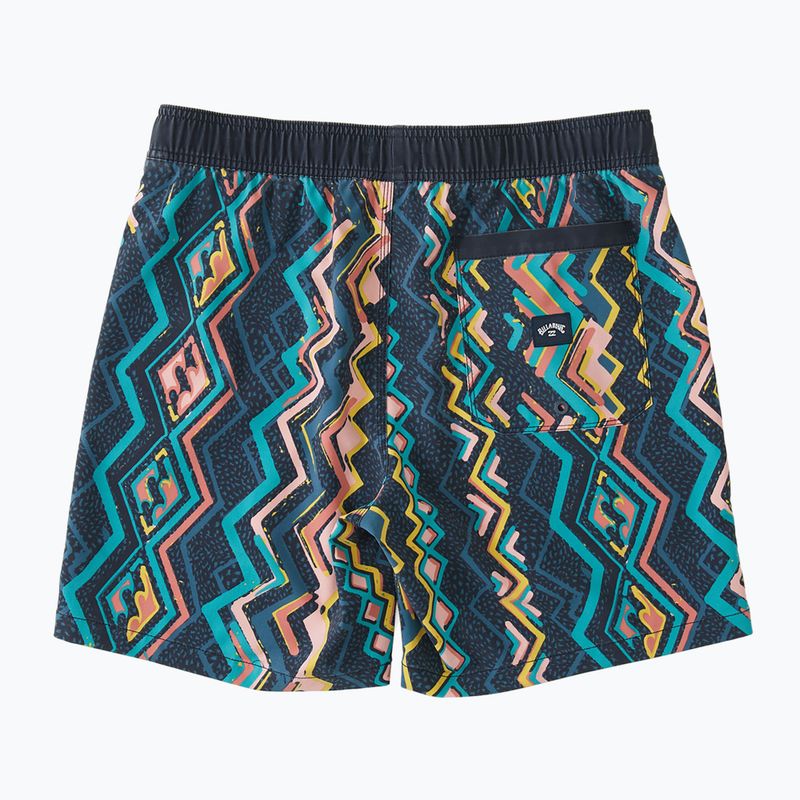 Pantaloncini da bagno Billabong Sundays Layback blu haze da uomo 2