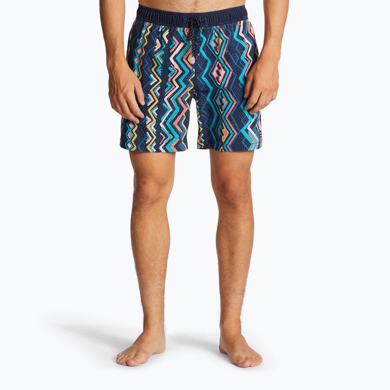 Pantaloncini da bagno Billabong Sundays Layback blu haze da uomo 3