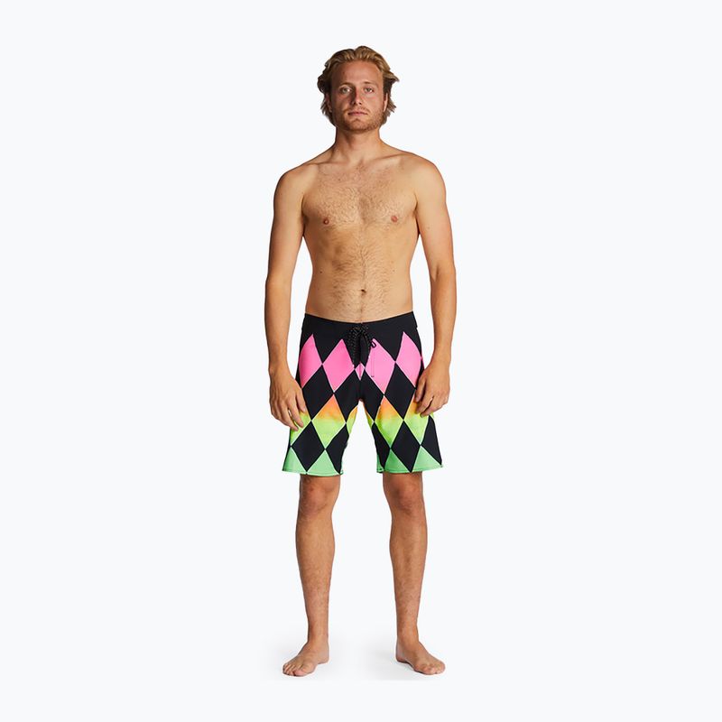 Pantaloncini da bagno Billabong Sundays Airlite neon da uomo 2