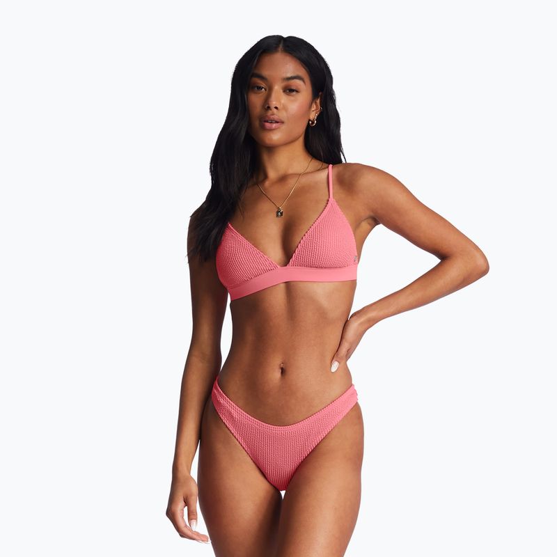 Billabong Summer High Fixed Triangle swimsuit top coral crush 4
