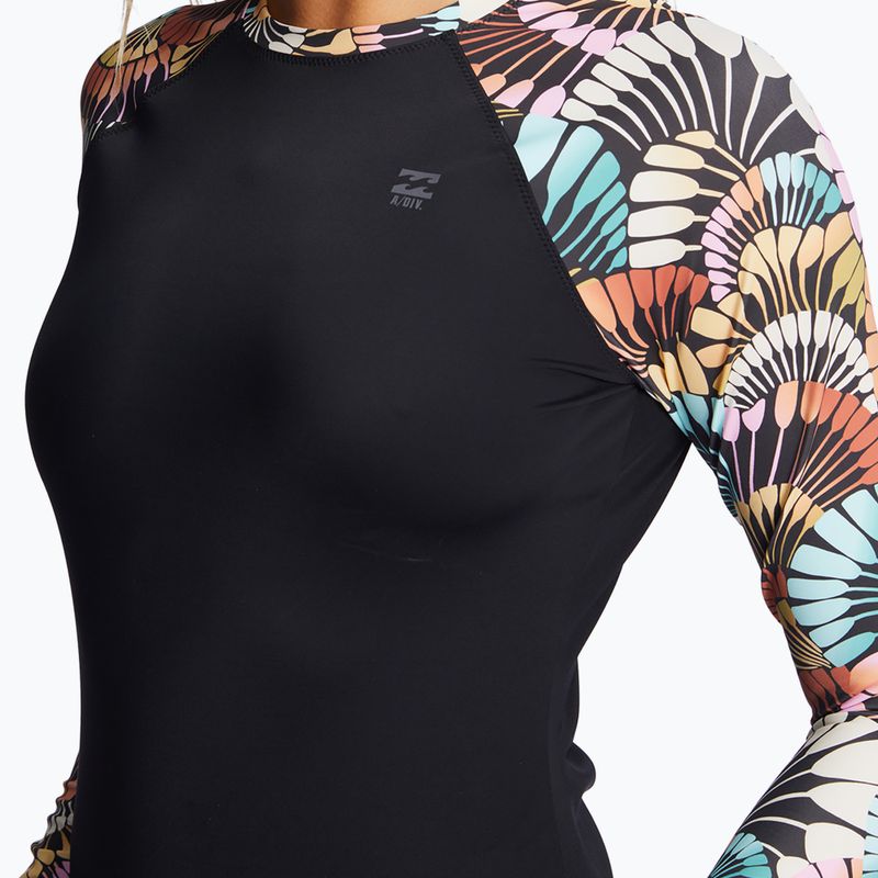 Costume da bagno donna a maniche lunghe Billabong A/Div nero multi 2 3