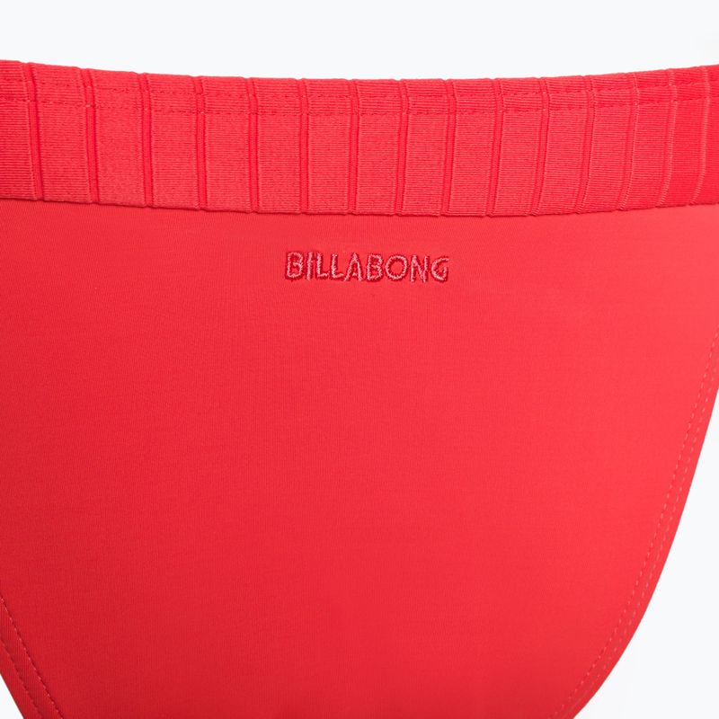 Billabong Lined Up Banded Hike slip del costume da bagno papavero brillante 3
