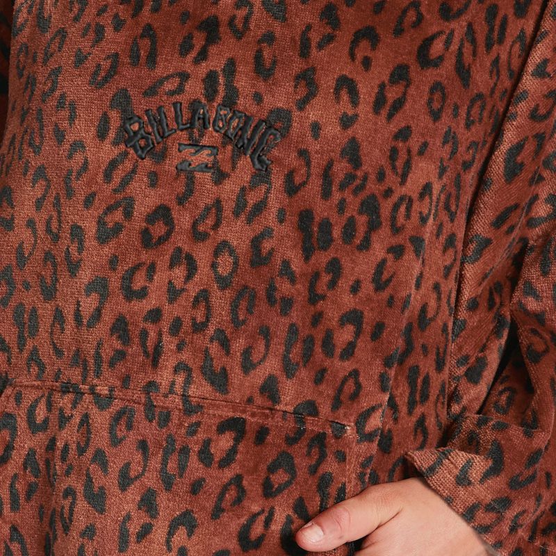 Billabong Donna Asciugamano con cappuccio poncho maculato 4