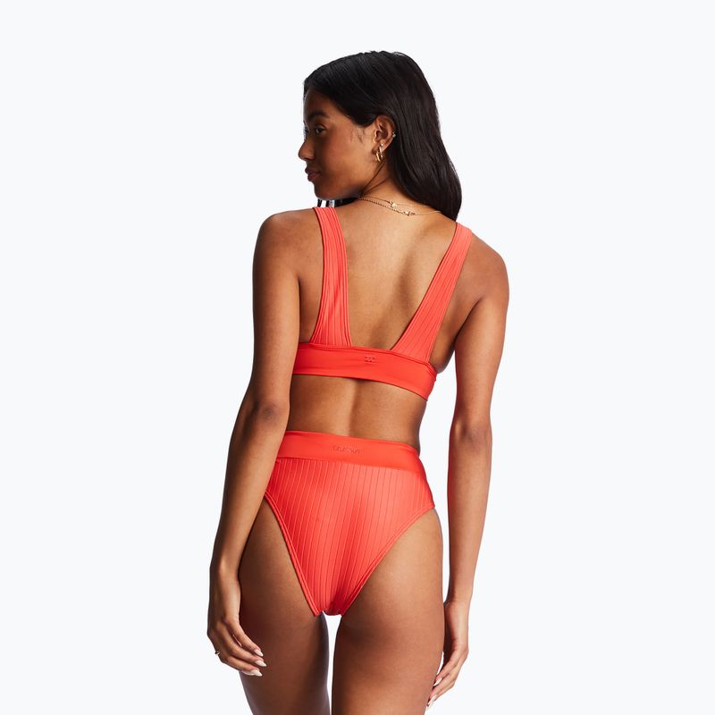 Billabong Slip foderato Up Rise - slip del costume da bagno color papavero brillante 2