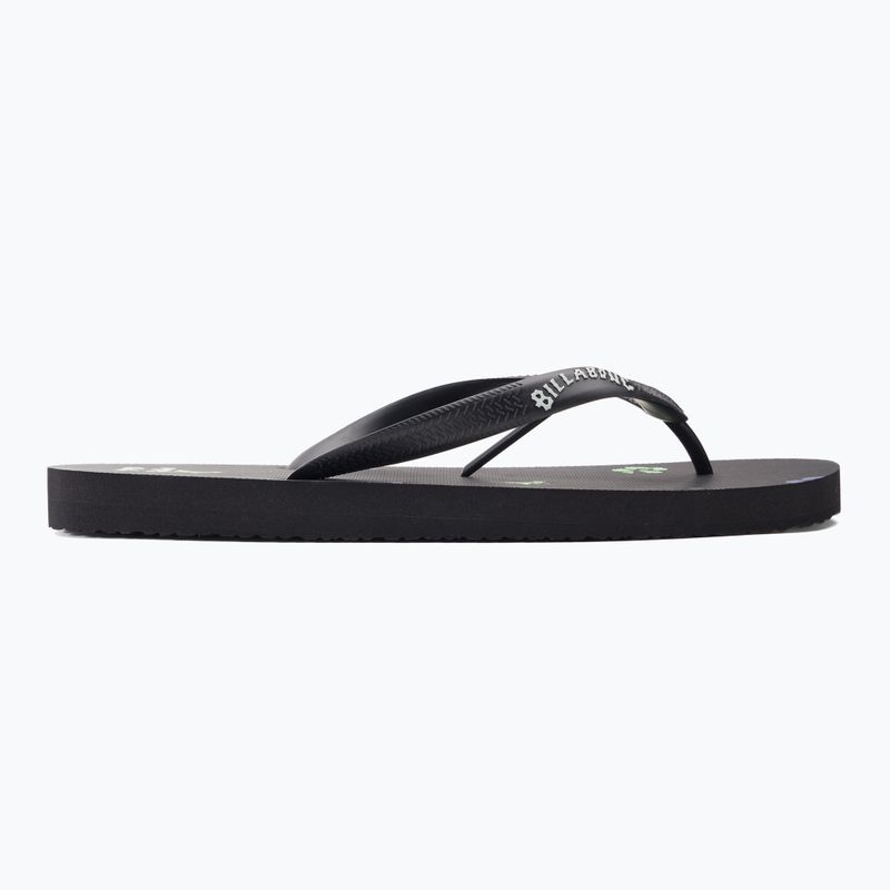 Infradito Billabong Tides da uomo, nero 2