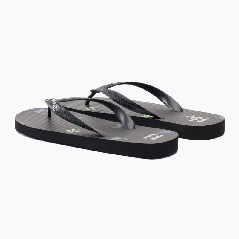 Infradito Billabong Tides da uomo, nero 3