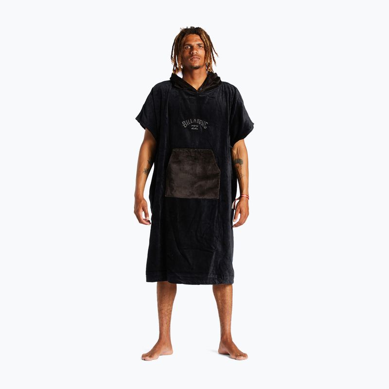 Billabong Uomo Asciugamano con cappuccio nero