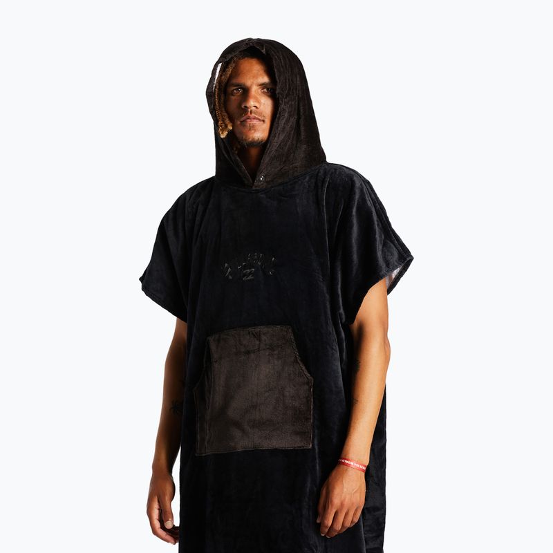 Billabong Uomo Asciugamano con cappuccio nero 3