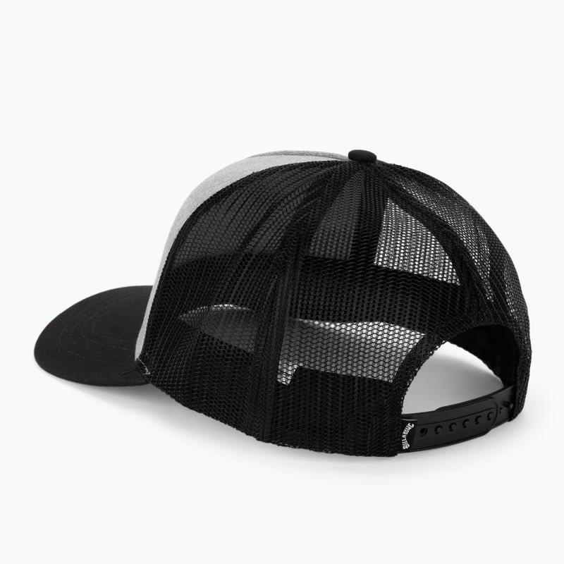 Cappello da baseball da uomo Billabong Stacked Trucker grigio erica 3