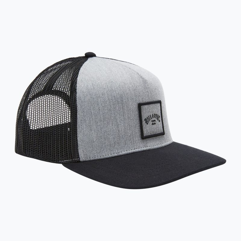 Cappello da baseball da uomo Billabong Stacked Trucker grigio erica 5