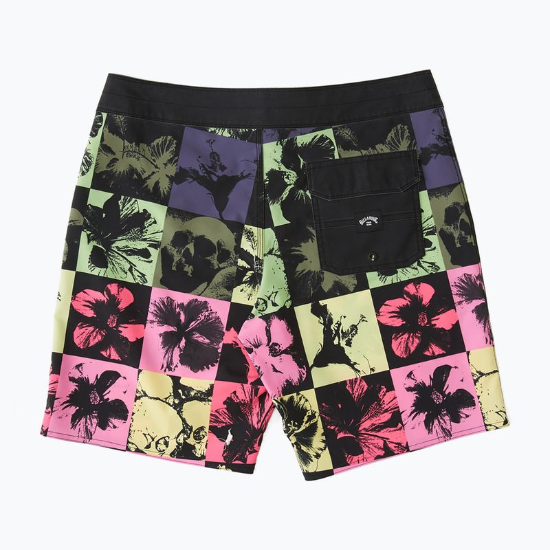 Pantaloncini da bagno Billabong Sundays Pro uomo multicolore 2