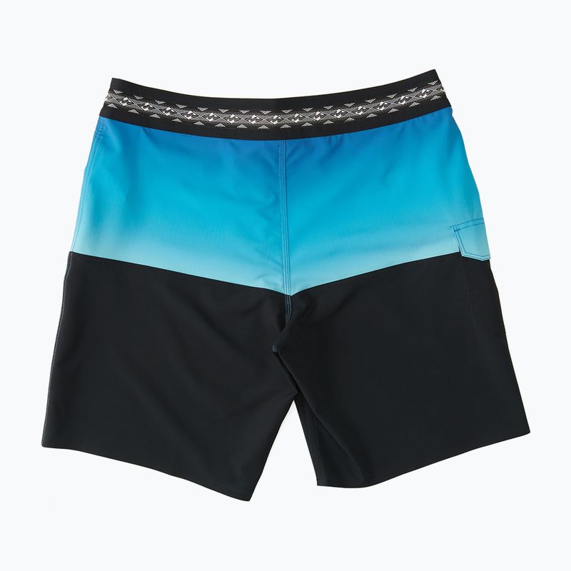 Pantaloncini da bagno Billabong Fifty50 Pro da uomo, blu neon 2