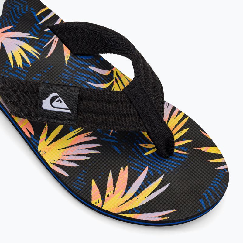 Infradito Quiksilver Molokai Layback II nero/blu/rosa per uomo 7