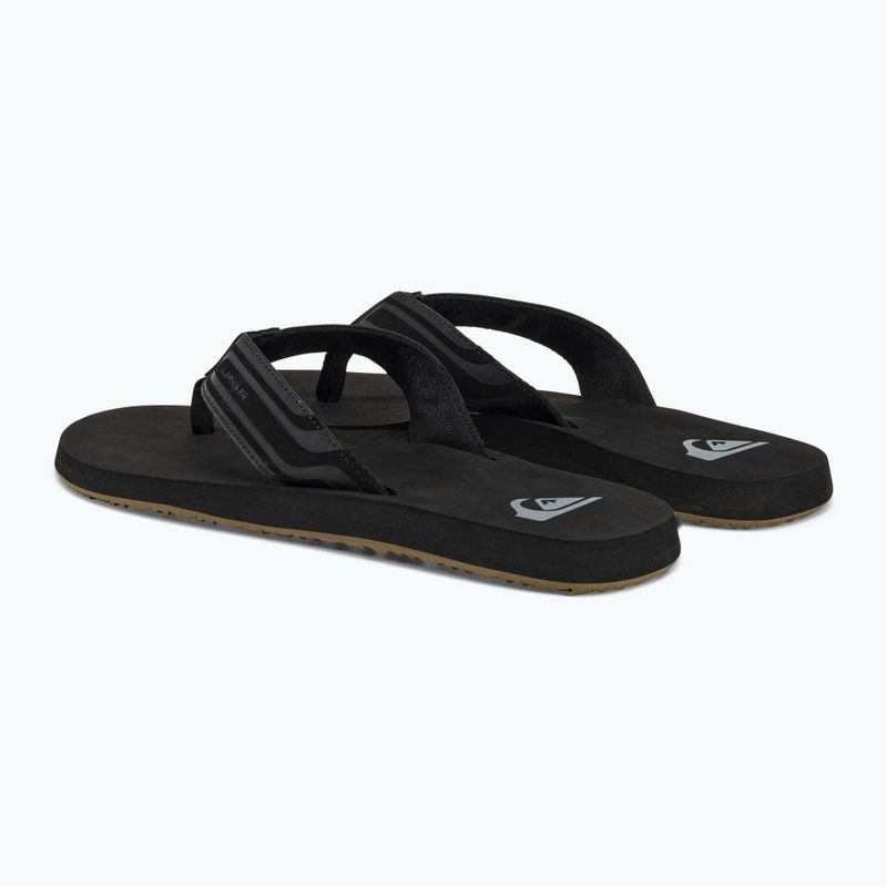 Infradito Quiksilver Monkey Wrench Core nero da uomo 3