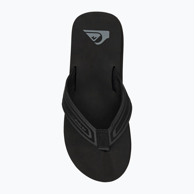 Infradito Quiksilver Monkey Wrench Core nero da uomo 6