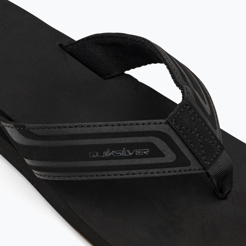 Infradito Quiksilver Monkey Wrench Core nero da uomo 7