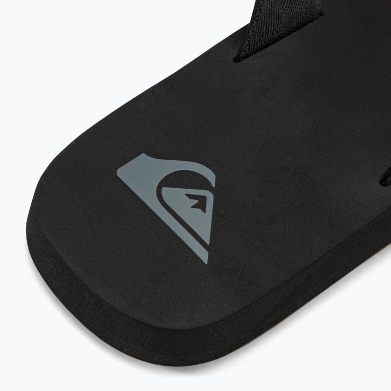 Infradito Quiksilver Monkey Wrench Core nero da uomo 8