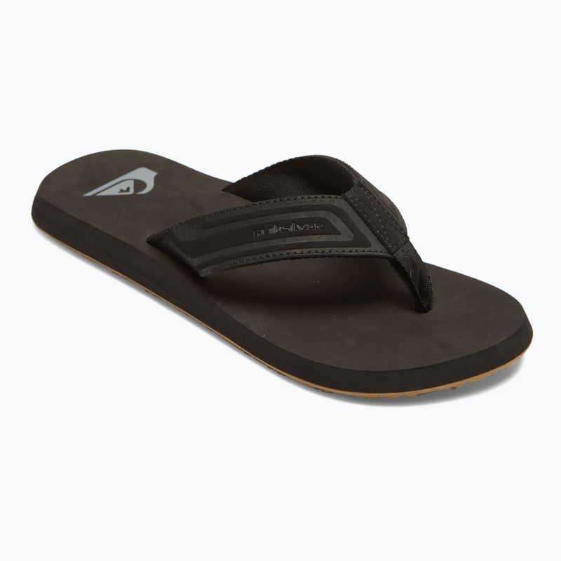Infradito Quiksilver Monkey Wrench Core nero da uomo 9