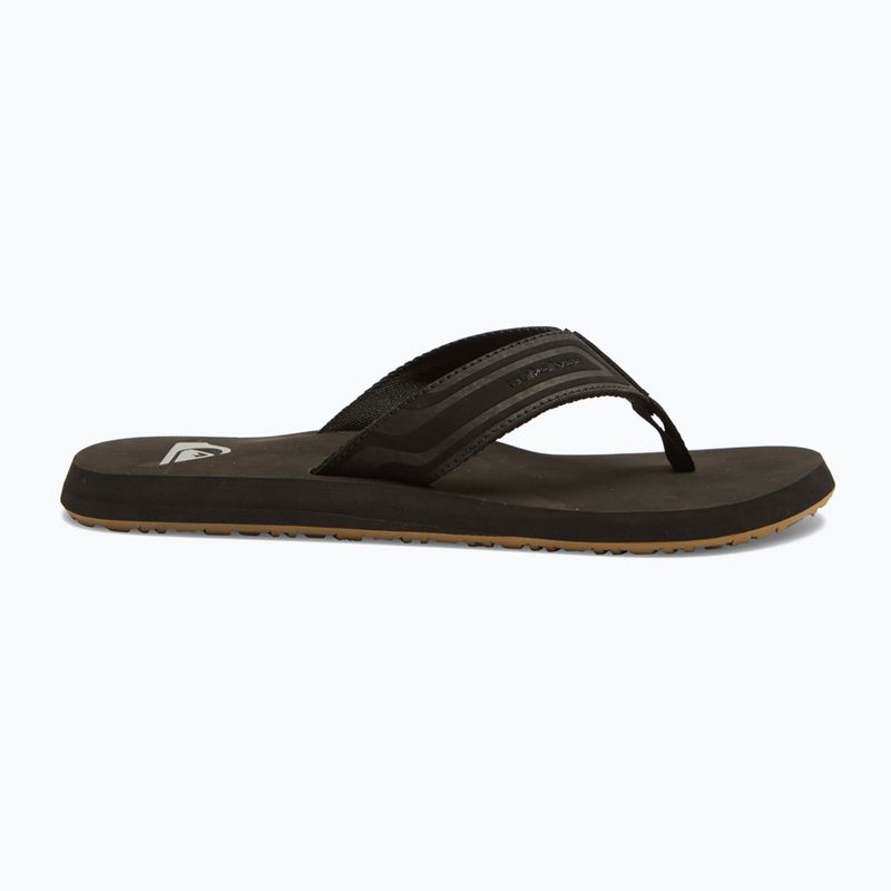 Infradito Quiksilver Monkey Wrench Core nero da uomo 10