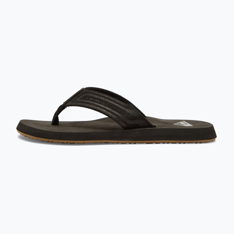 Infradito Quiksilver Monkey Wrench Core nero da uomo 11
